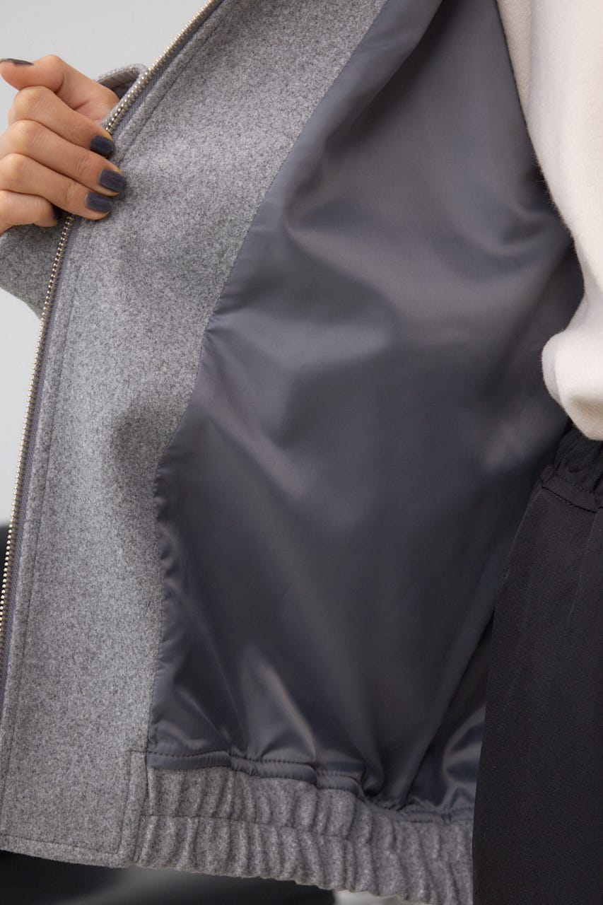 2WAY ジップブルゾン T.GRY S