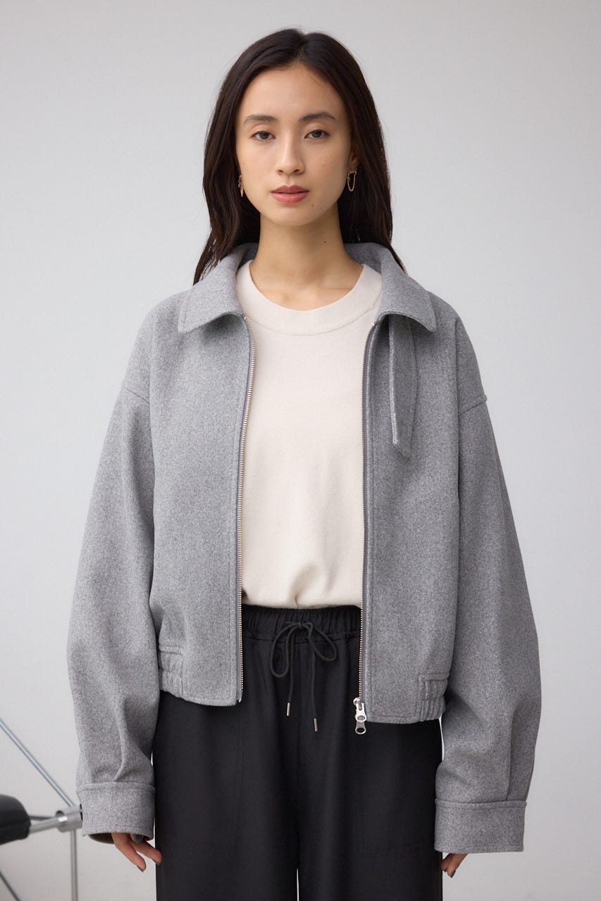 2WAY ジップブルゾン T.GRY S