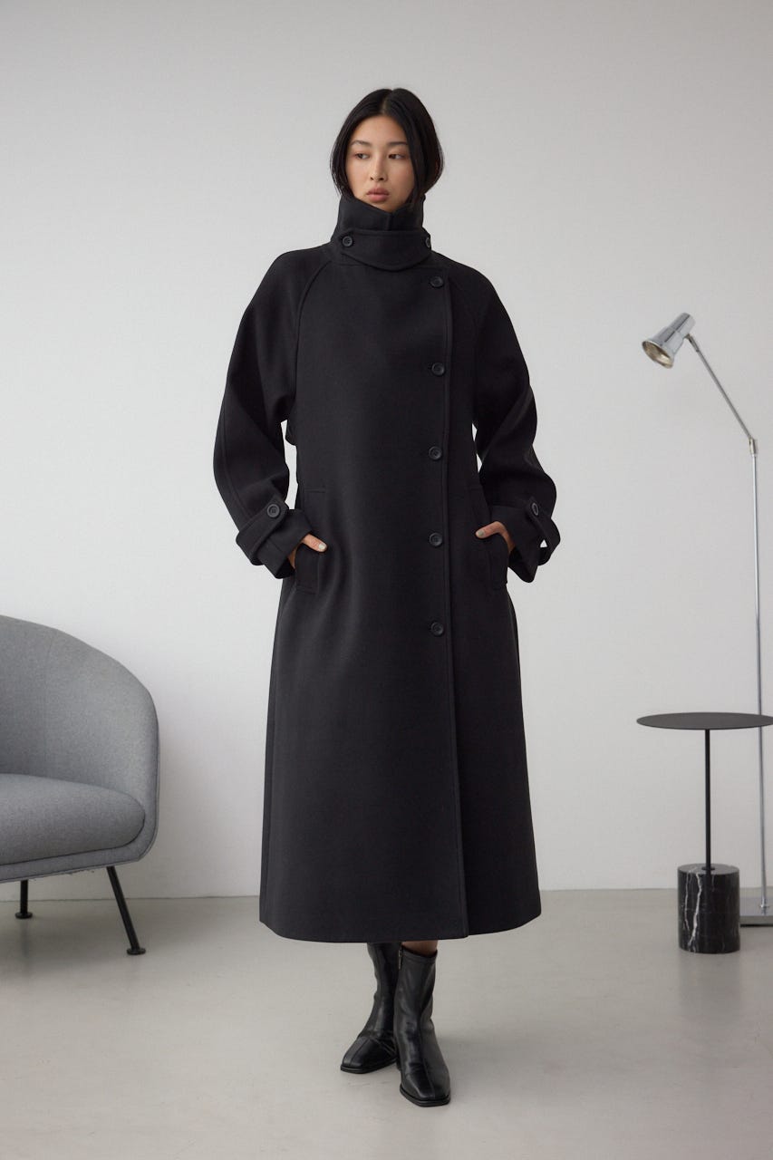 AZUL by moussy 2way ロングチェスターコート 黒 新品未使用 AZUL BY MOUSSY | B-HEAT2WAY ロングチェスターコート (コート