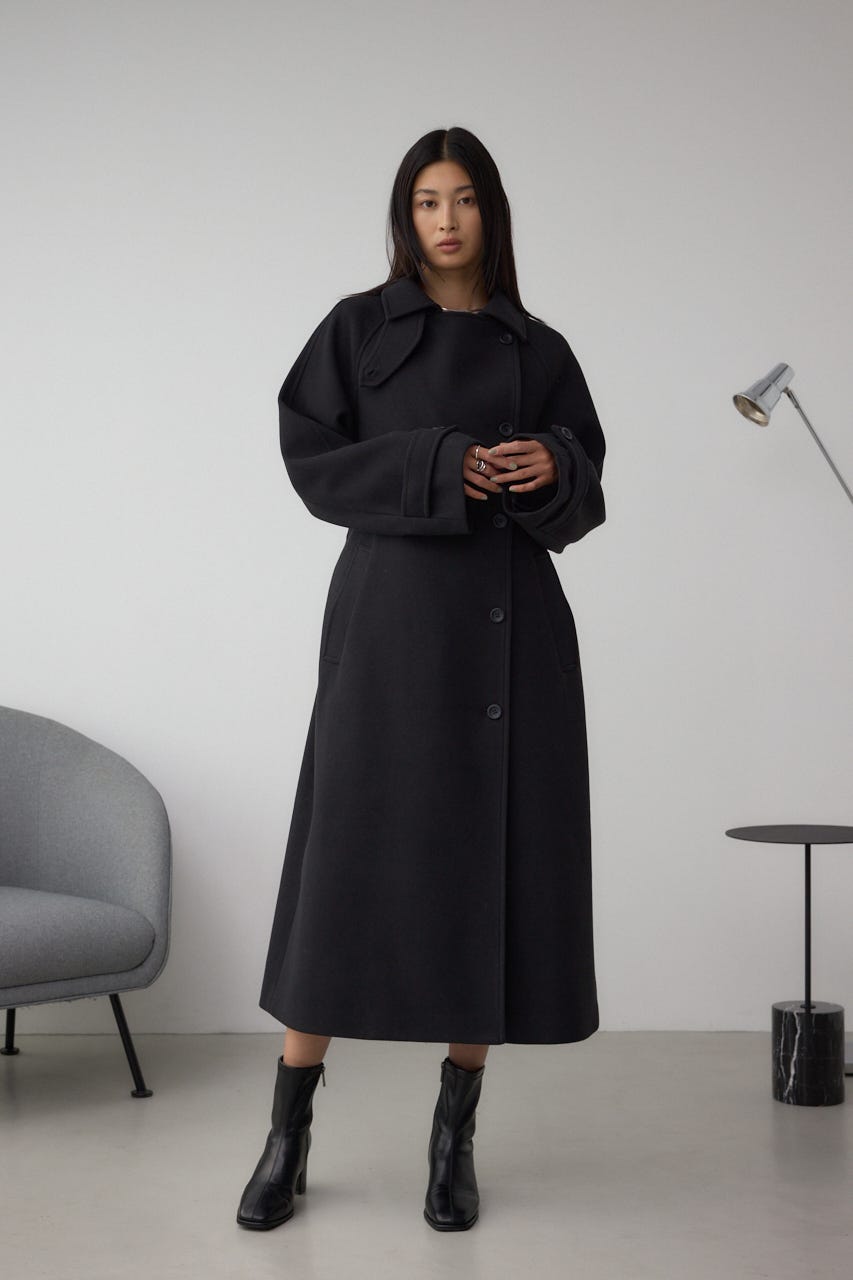 AZUL by moussy 2way ロングチェスターコート 黒 新品未使用 AZUL BY MOUSSY | 【堀田茜さん着用アイテム】B-HEAT2WAY ロング