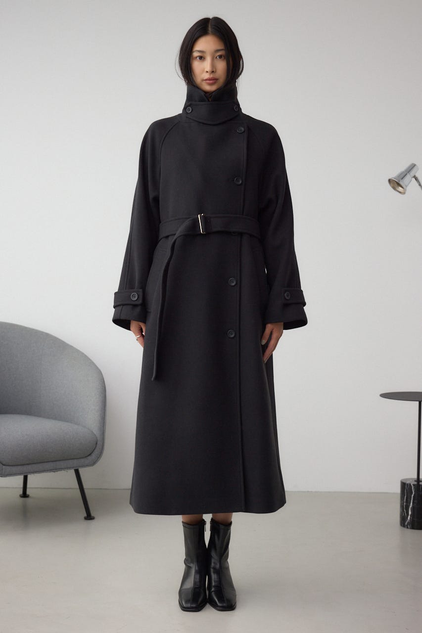 AZUL by moussy 2way ロングチェスターコート 黒 新品未使用 AZUL BY MOUSSY | B-HEAT2WAY ロングチェスターコート (コート