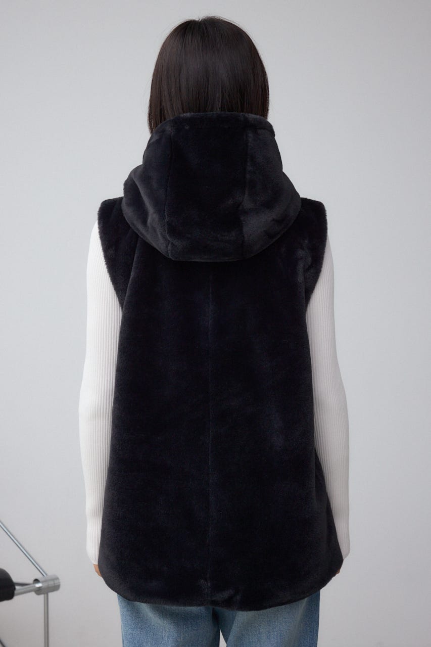 フードファーベスト BLK FREE