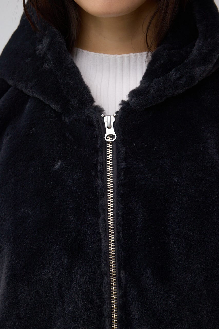 フードファーベスト BLK FREE