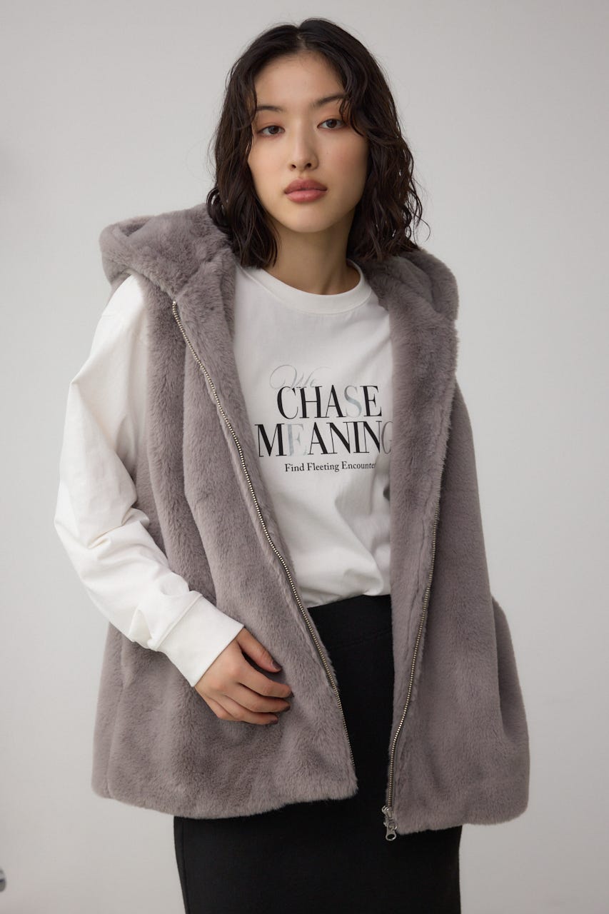 フードファーベスト GRY FREE