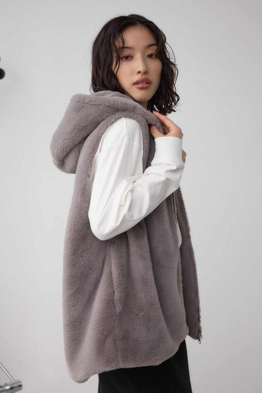 フードファーベスト GRY FREE