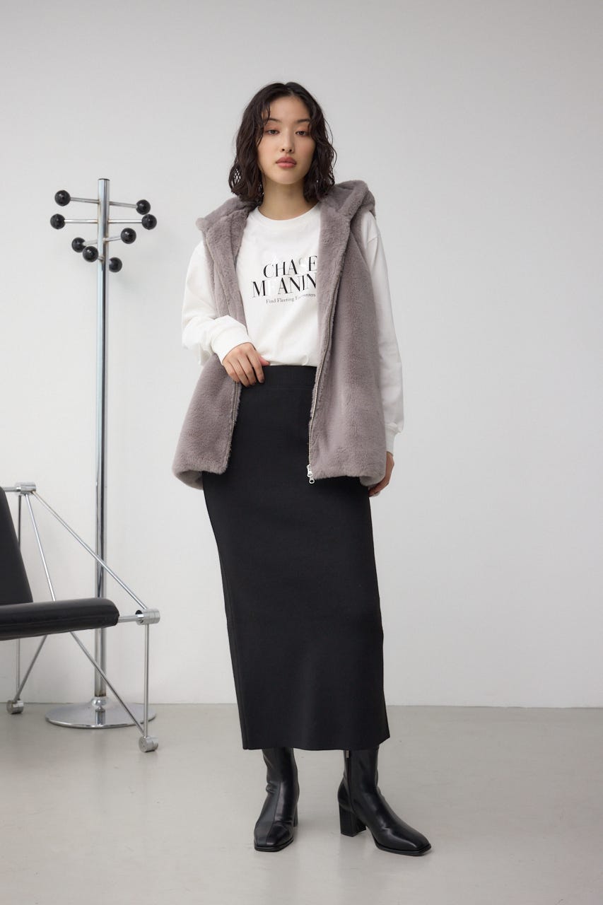 フードファーベスト GRY FREE