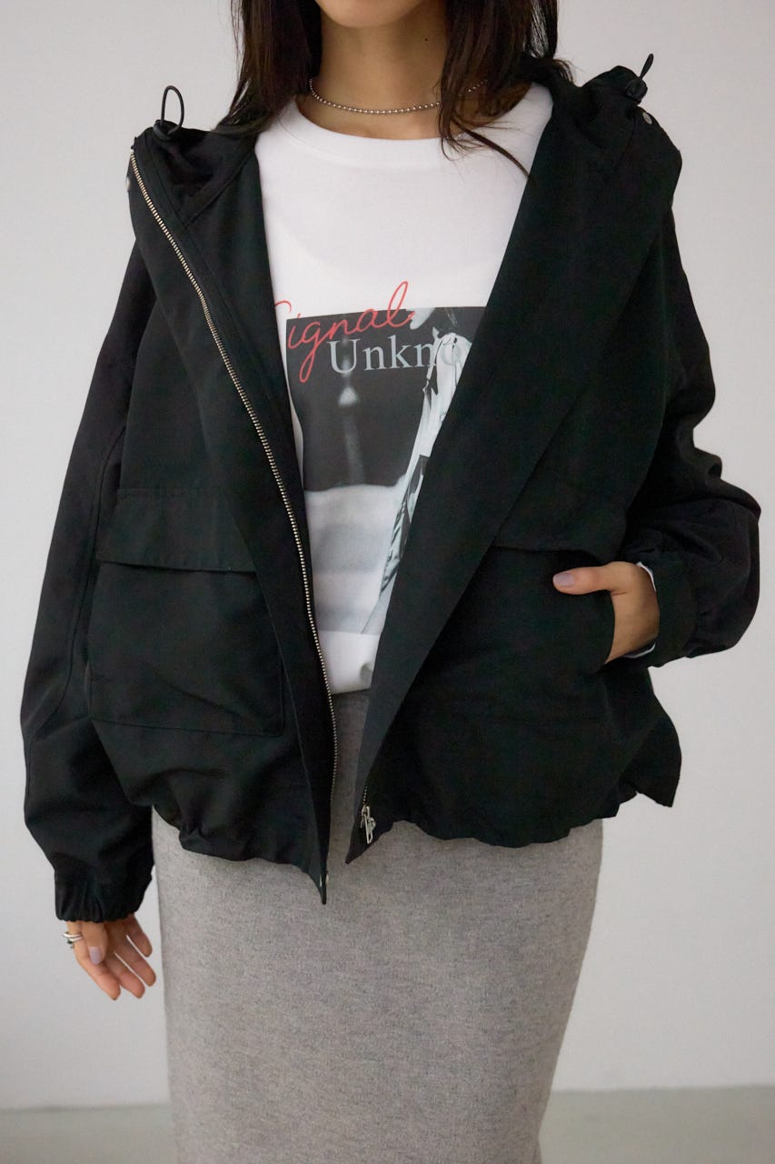 Bristol マウンテンパーカー 青/黒 Urban outdoor 撥水機能付きカラーブロッグマウンテンパーカー