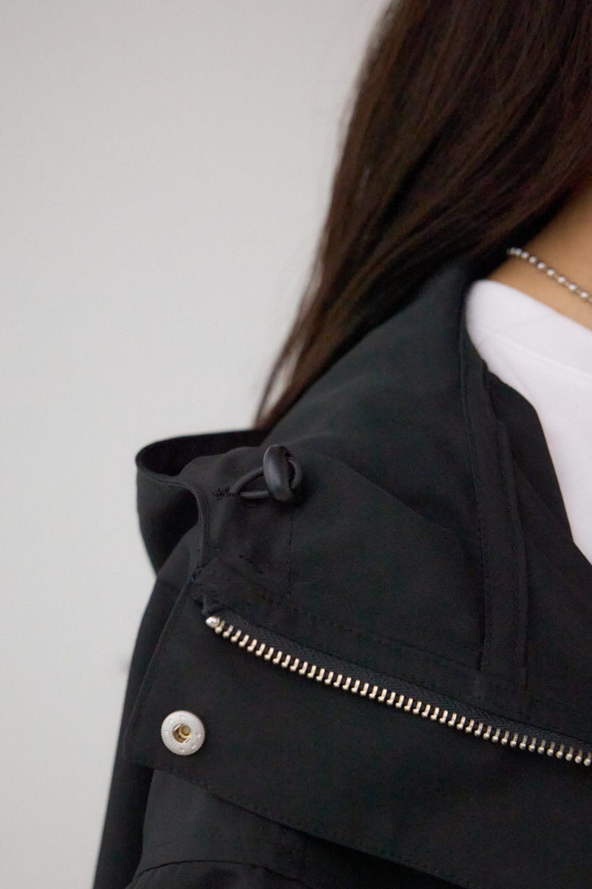 ショートマウンテンパーカー BLK FREE