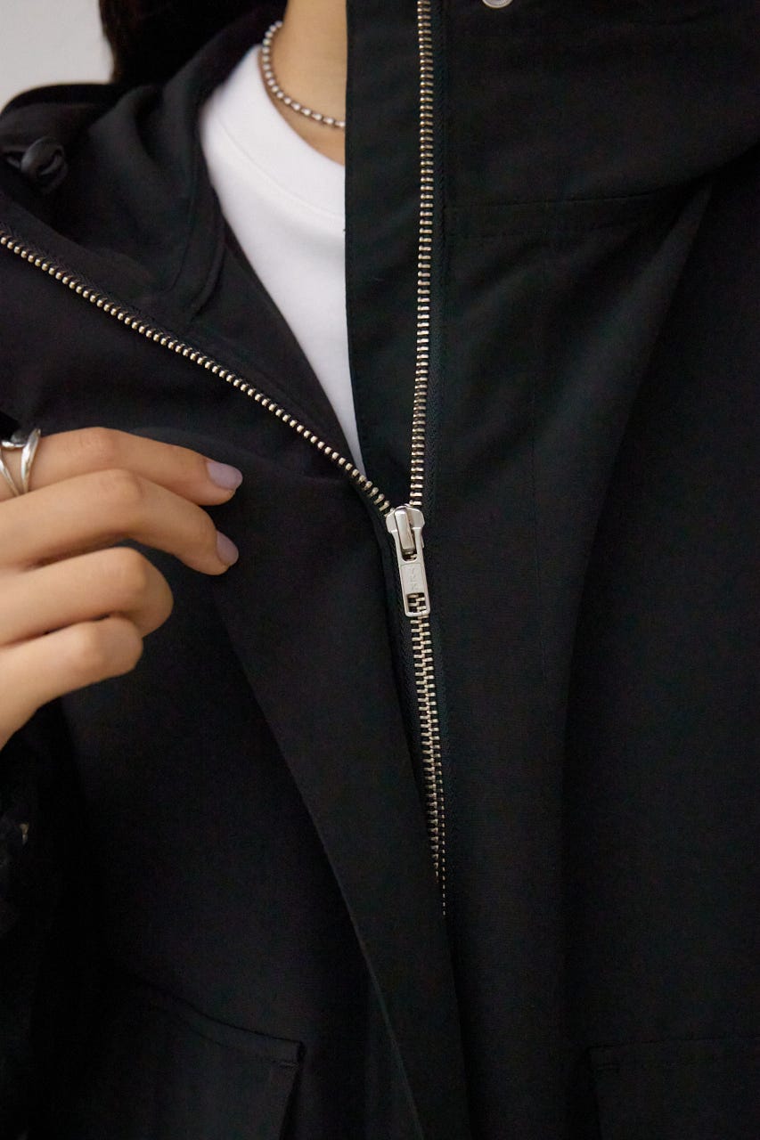 ショートマウンテンパーカー BLK FREE