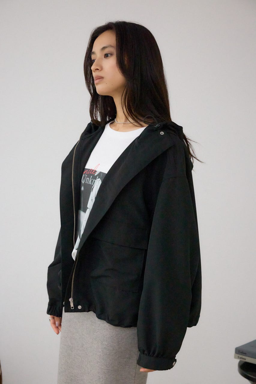 ショートマウンテンパーカー BLK FREE