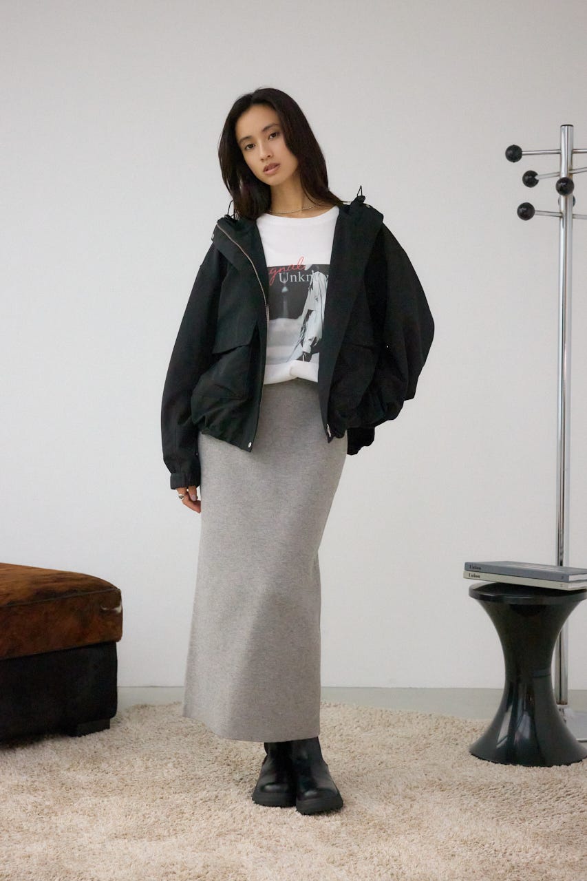 ショートマウンテンパーカー BLK FREE