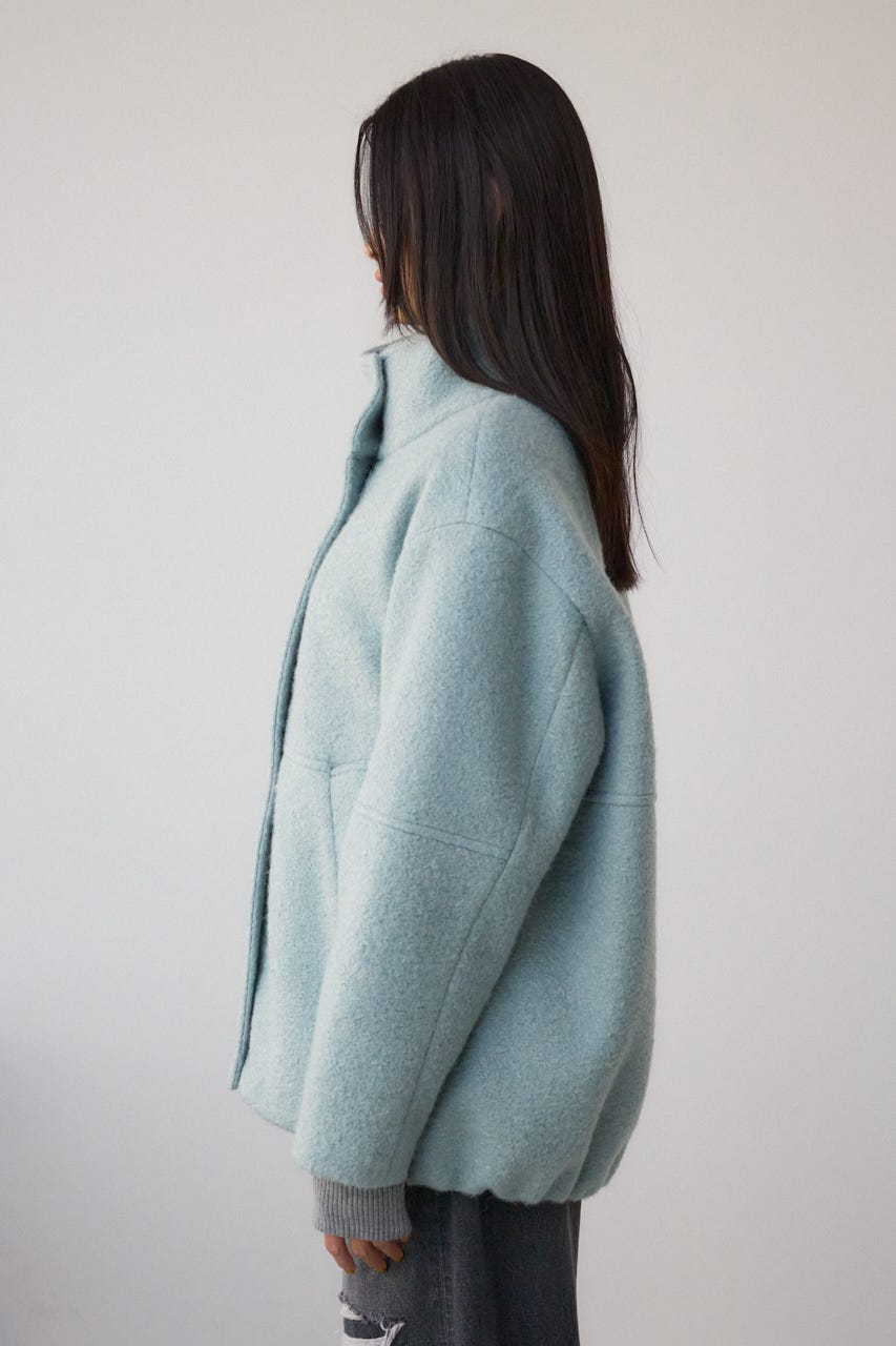 ブークレスタンドコート L/BLU M