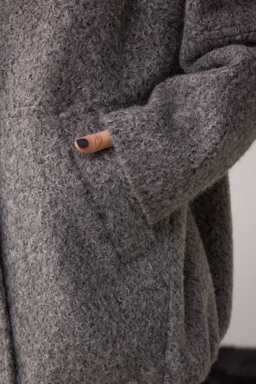 ブークレスタンドコート T.GRY M