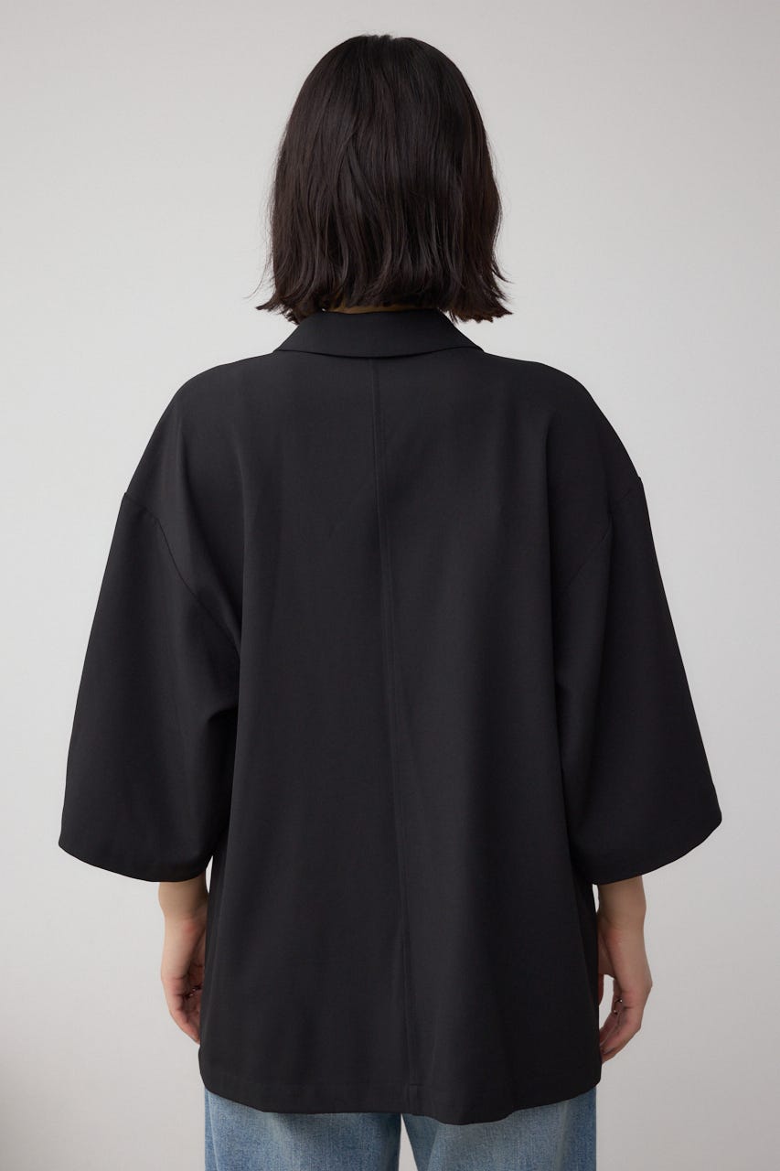 AZUL BY MOUSSY | C/T冷感 半袖ルーズシャツジャケット