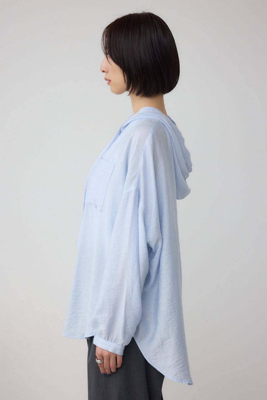 AZUL BY MOUSSY | フード付きボタンシャツ (シャツ・ブラウス