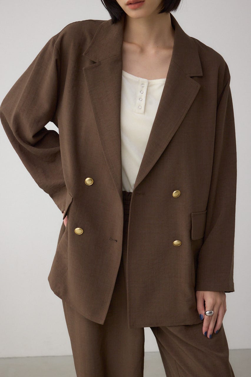 AZUL BY MOUSSY | サイドスリットダブルジャケット (ジャケット