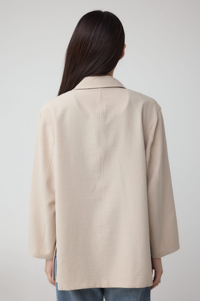 サイドスリットダブルジャケット L/BEG M