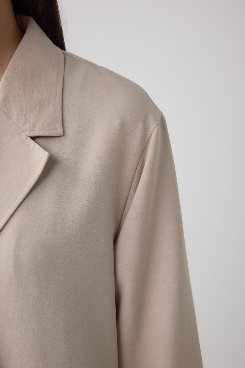 サイドスリットダブルジャケット L/BEG M