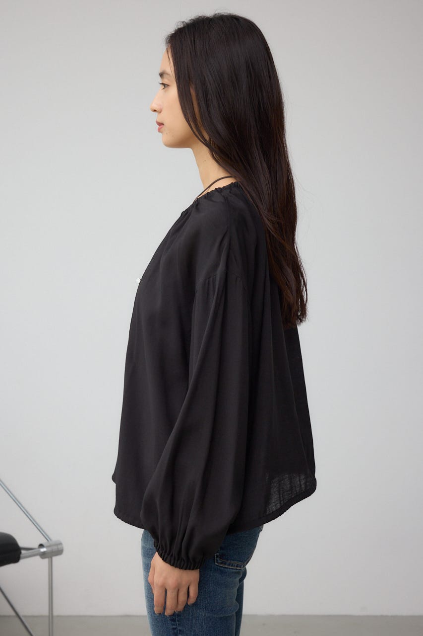 AZUL BY MOUSSY | ノーカラーシアーブルゾン (ブルゾン ) |SHEL