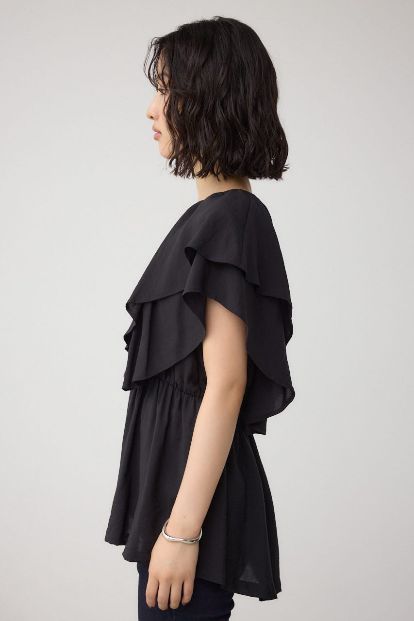 AZUL BY MOUSSY | ラッフルペプラムブラウス (シャツ・ブラウス