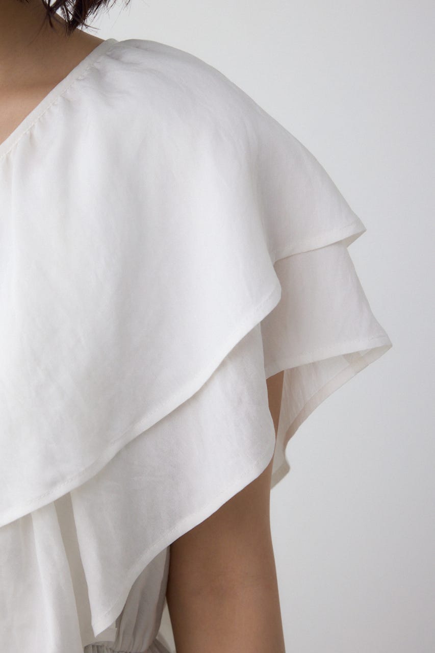 Heve PEONY ペプラム　BL AZUL BY MOUSSY | ラッフルペプラムブラウス (シャツ・ブラウス