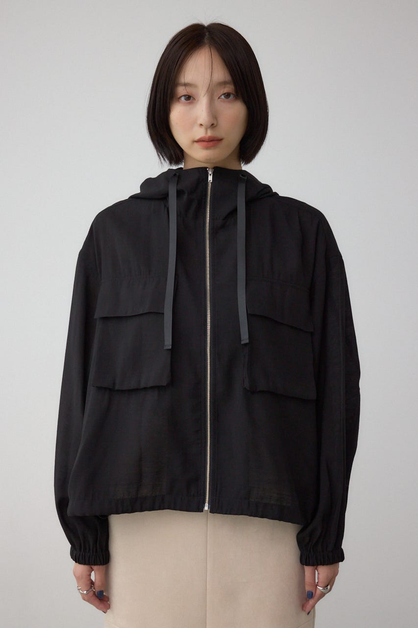 AZUL BY MOUSSY | ビッグポケットフーディショートブルゾン