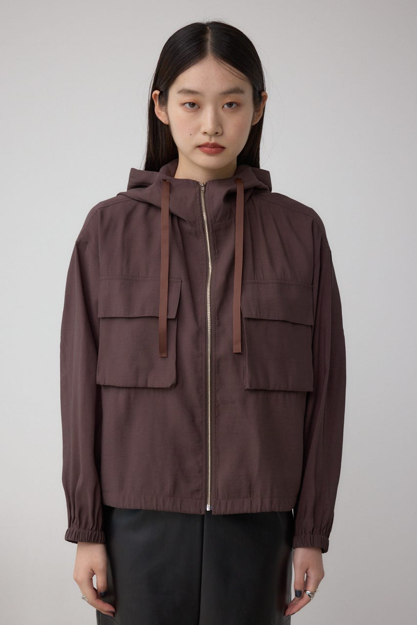 AZUL BY MOUSSY | ビッグポケットフーディショートブルゾン
