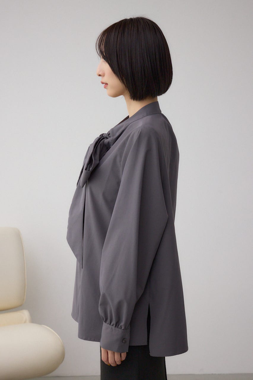 ボウタイリボンブラウス C.GRY FREE