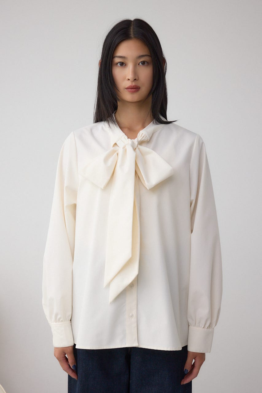 ボウタイリボンブラウス IVOY FREE