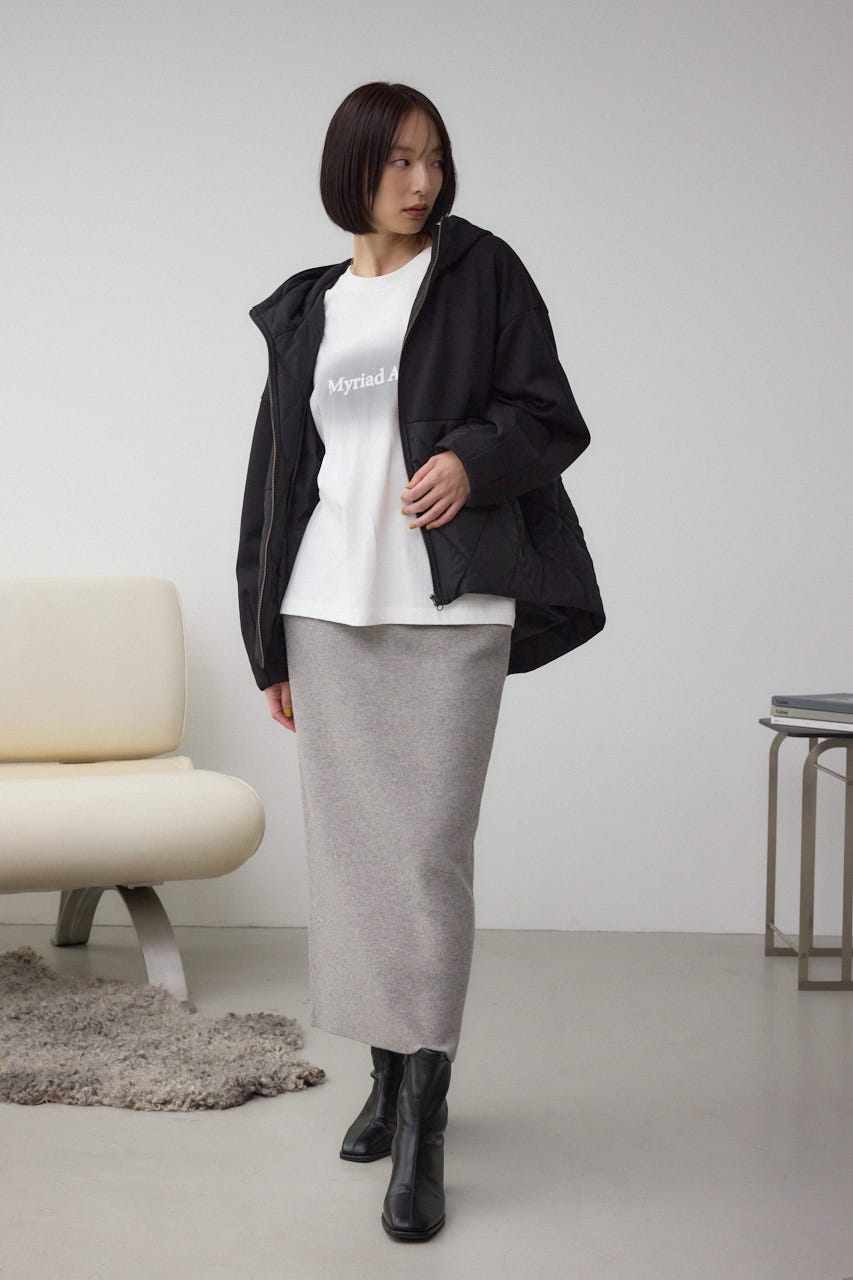 ダンボールドッキングジップパーカー BLK S