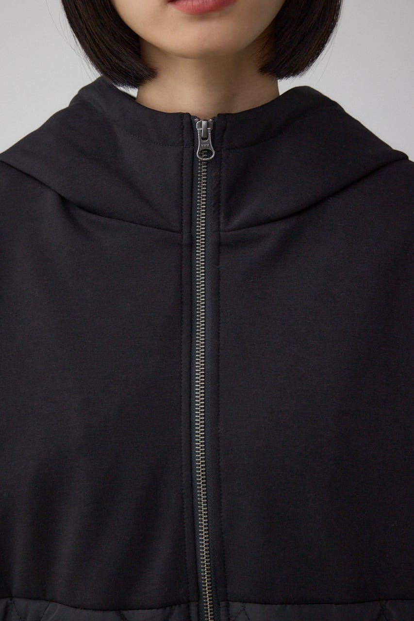 ダンボールドッキングジップパーカー BLK S