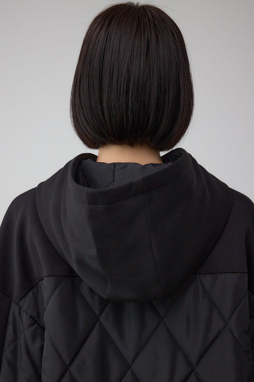 ダンボールドッキングジップパーカー BLK S