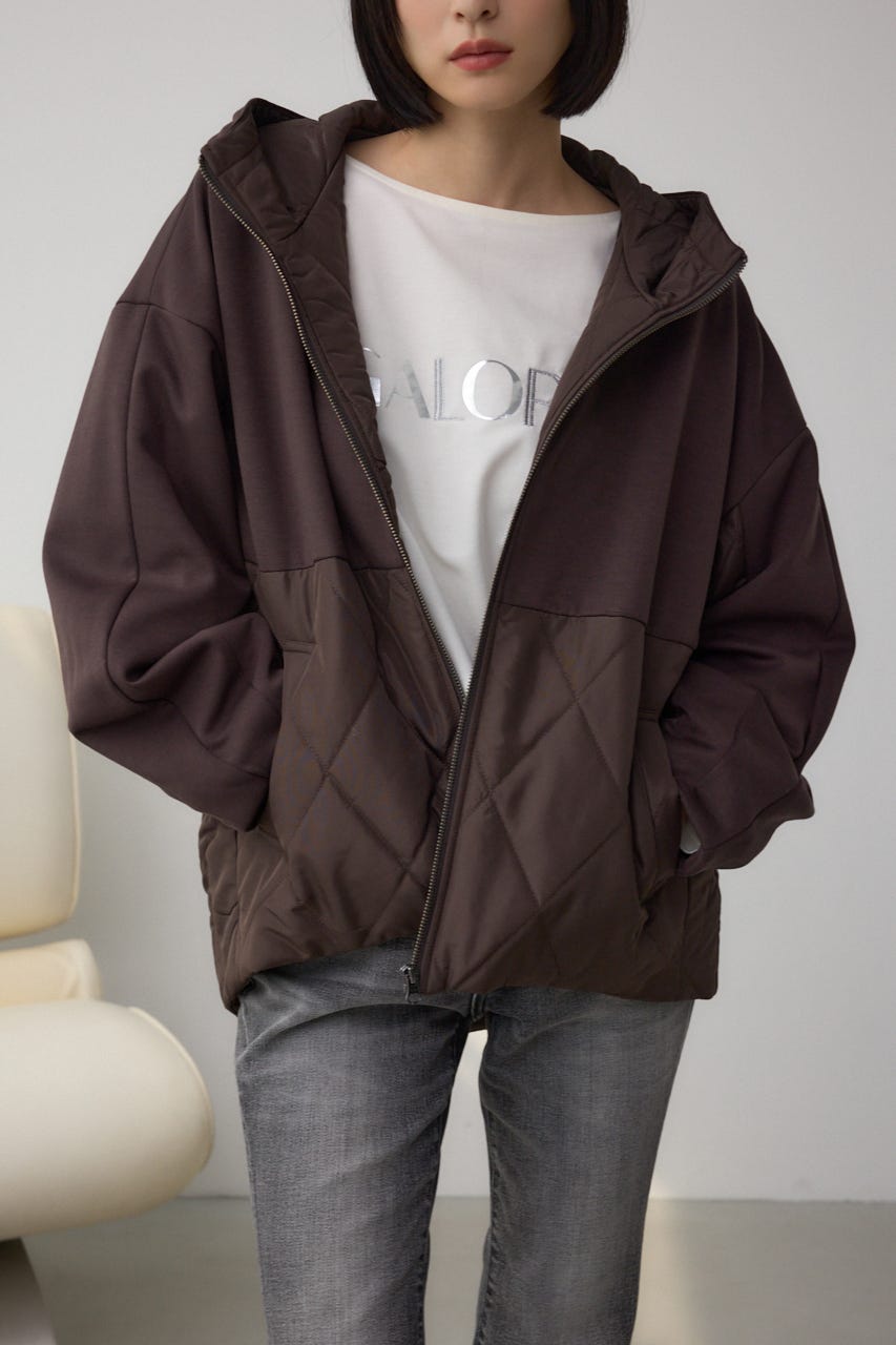 ダンボールドッキングジップパーカー BRN M