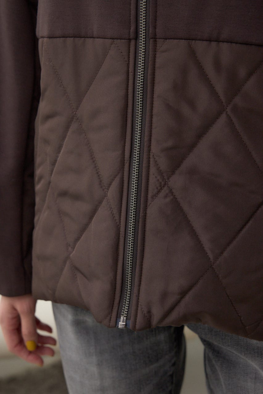 ダンボールドッキングジップパーカー BRN M