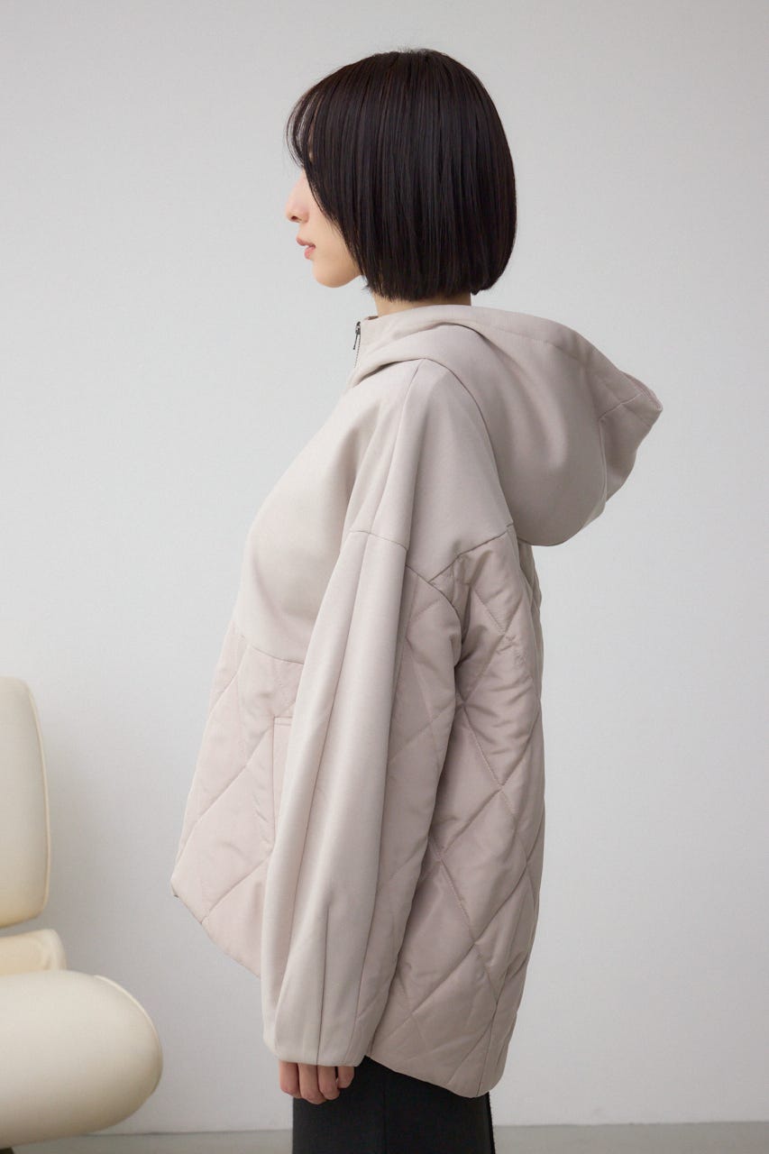 ダンボールドッキングジップパーカー GREIGE S