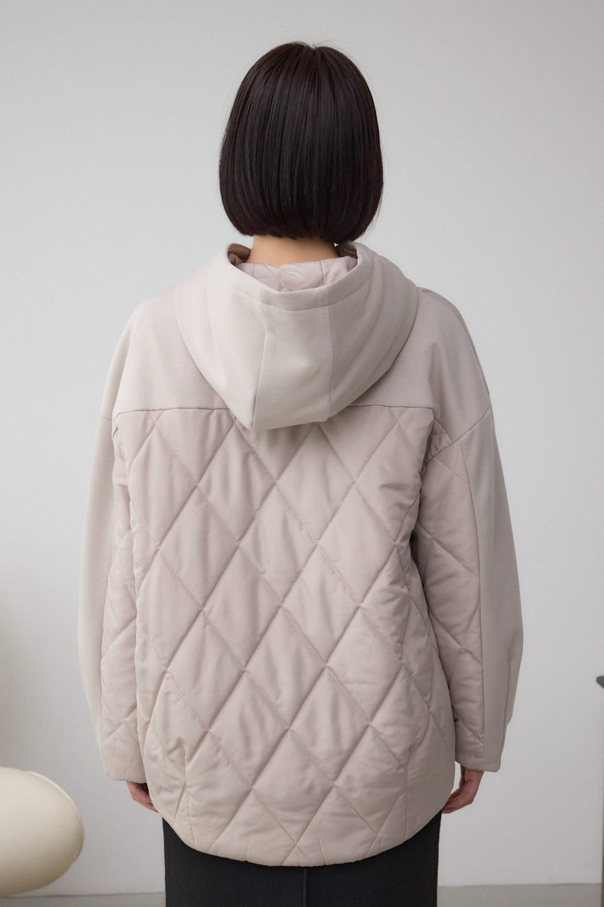 ダンボールドッキングジップパーカー GREIGE S