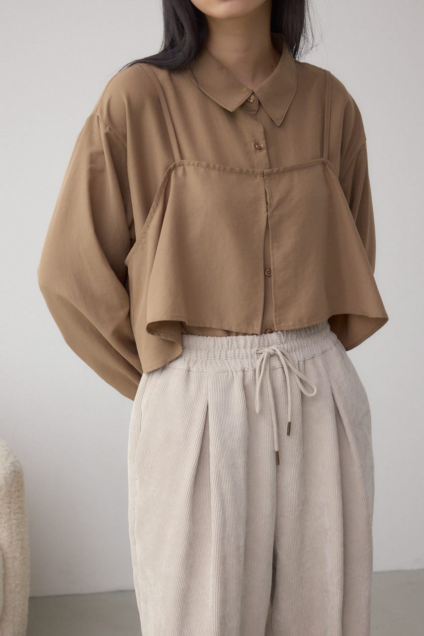 ビスチェレイヤードシャツ CAM FREE