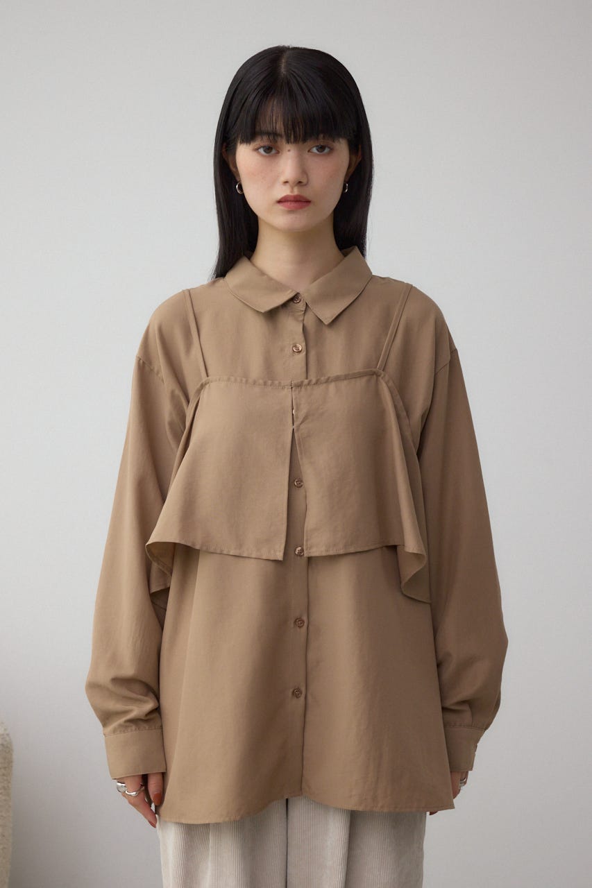 ビスチェレイヤードシャツ CAM FREE