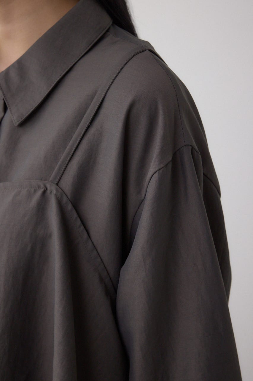 ビスチェレイヤードシャツ C.GRY FREE