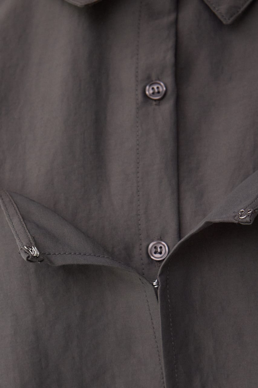 ビスチェレイヤードシャツ C.GRY FREE