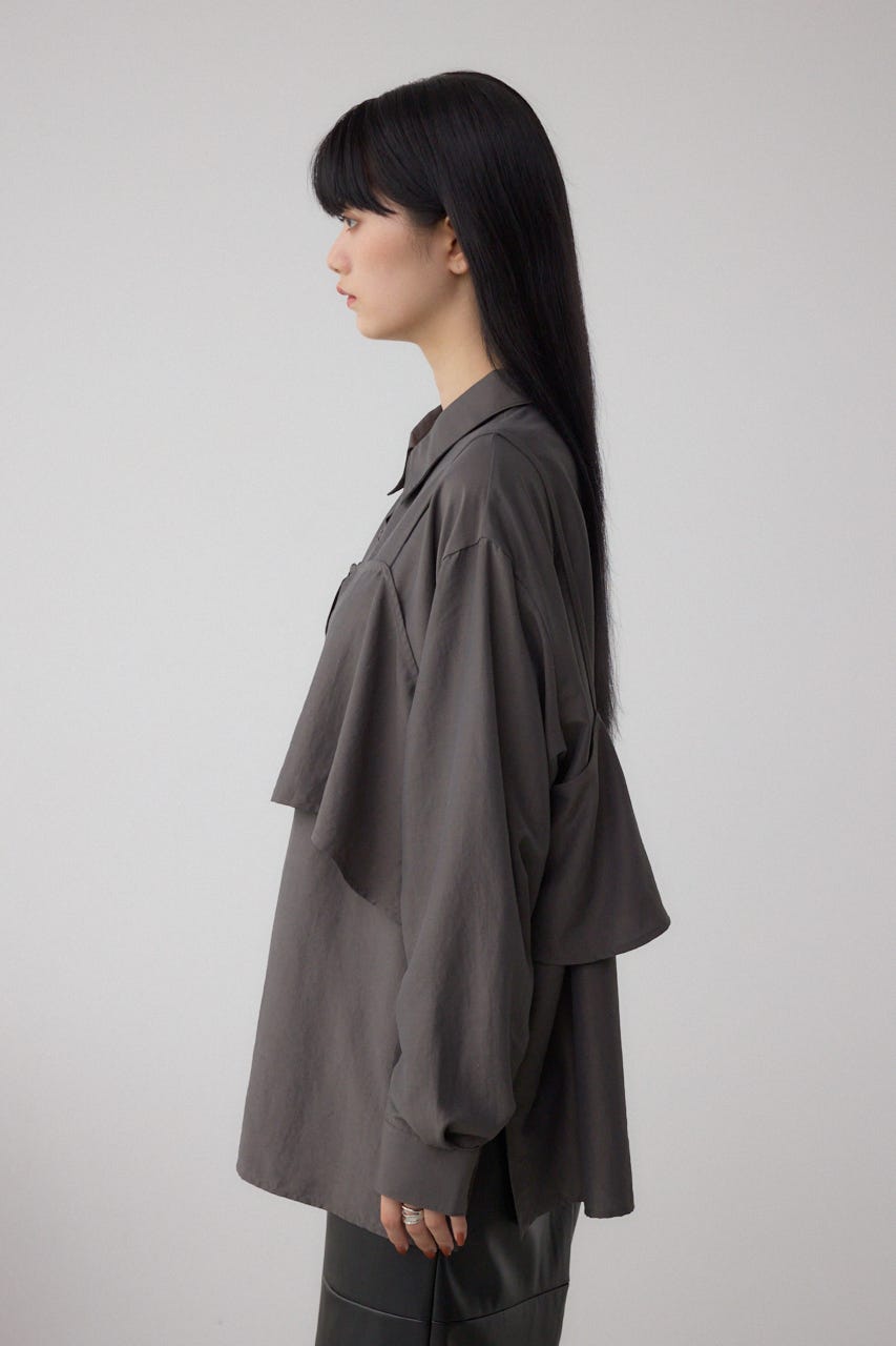 ビスチェレイヤードシャツ C.GRY FREE
