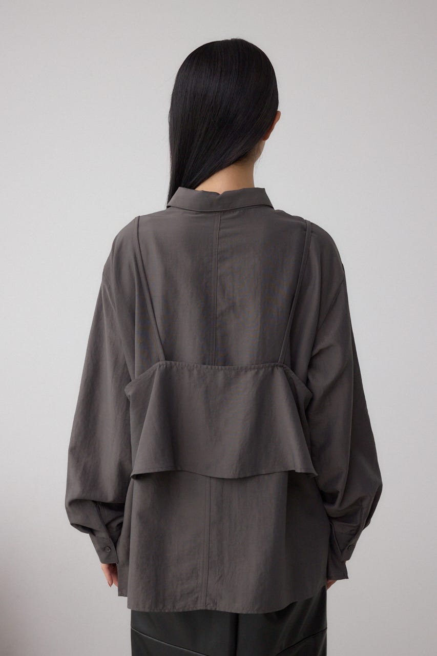 ビスチェレイヤードシャツ C.GRY FREE