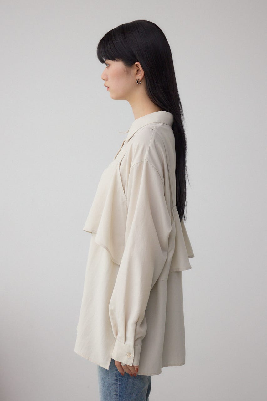 ビスチェレイヤードシャツ IVOY FREE