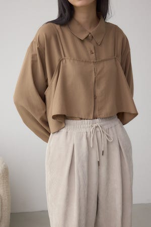 ビスチェレイヤードシャツ