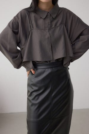 ビスチェレイヤードシャツ