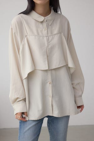 ビスチェレイヤードシャツ