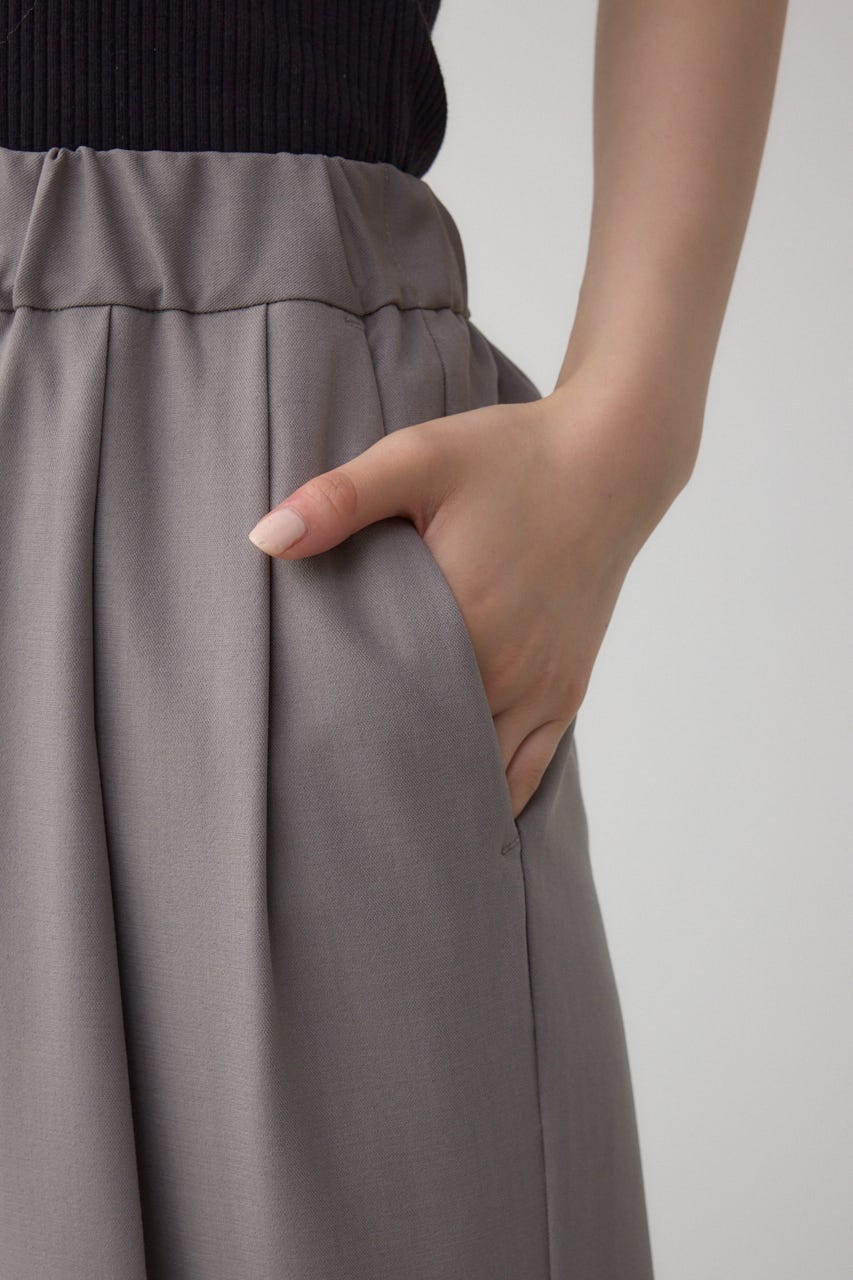 C/T冷感 2タックイージースラックス GRY S