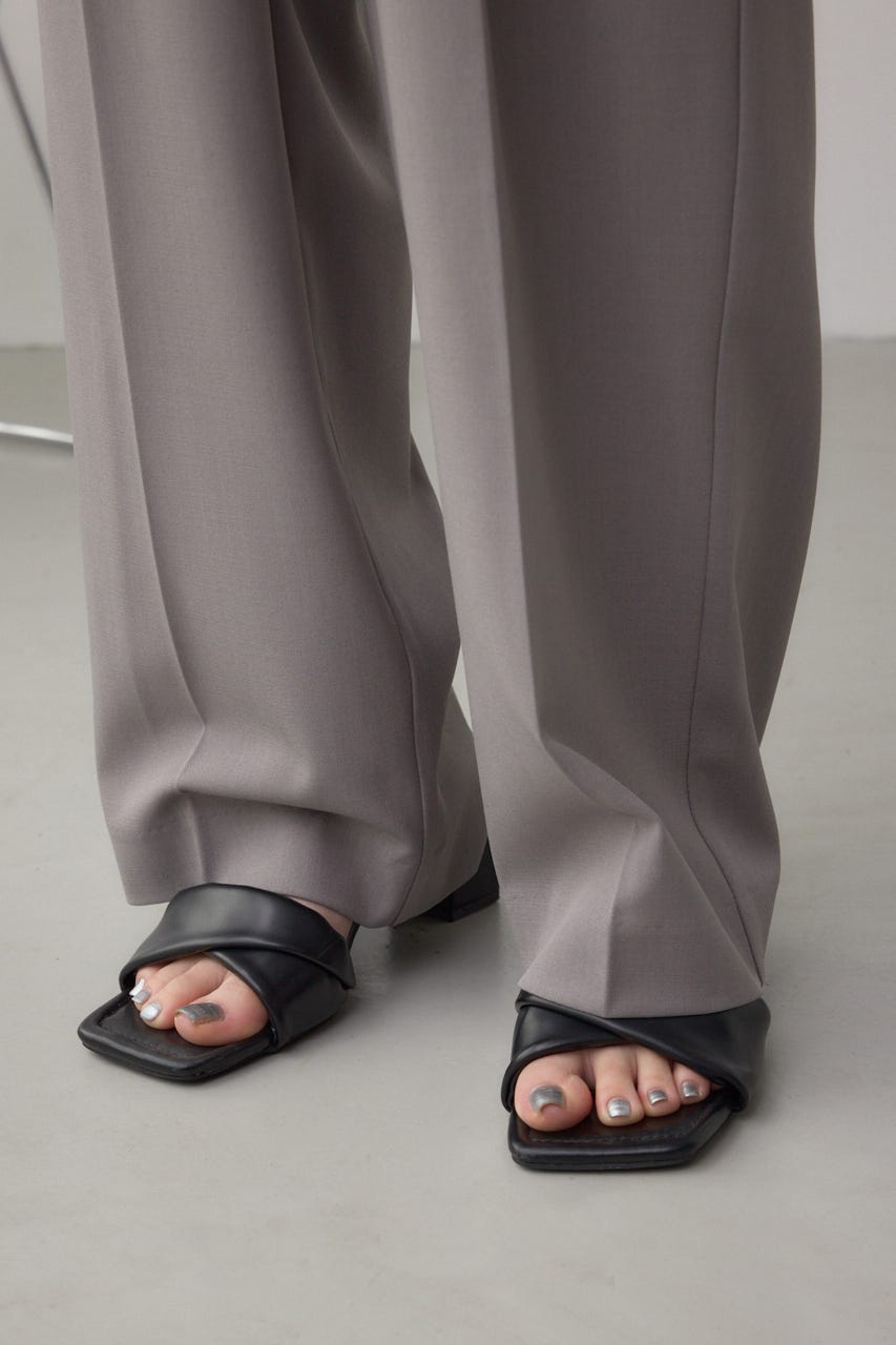 C/T冷感 2タックイージースラックス GRY S