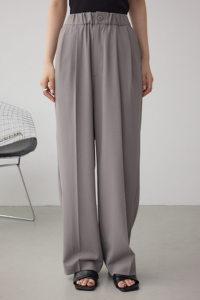 C/T冷感 2タックイージースラックス GRY S