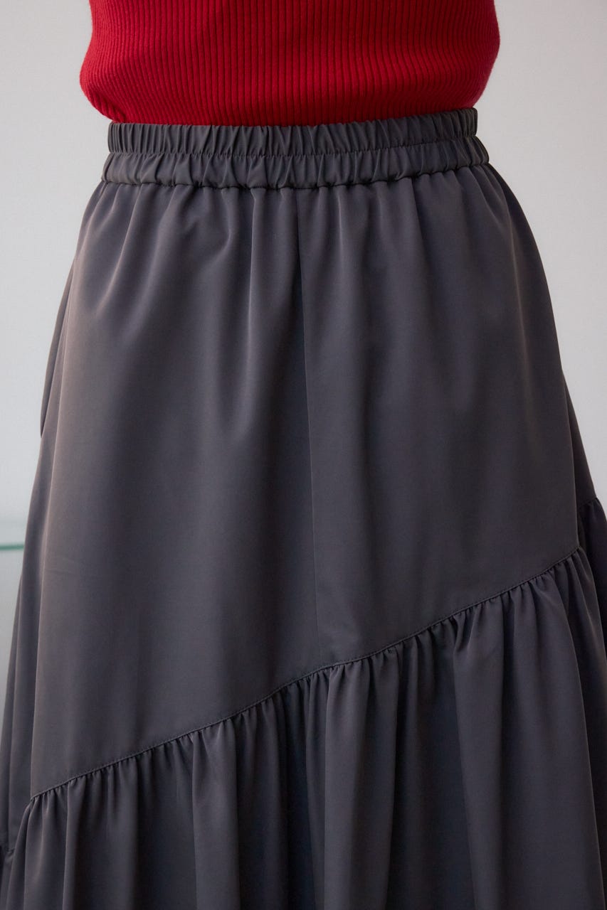 baileysページ ブラック AZUL BY MOUSSY | フロントジップフレアスカート (スカート